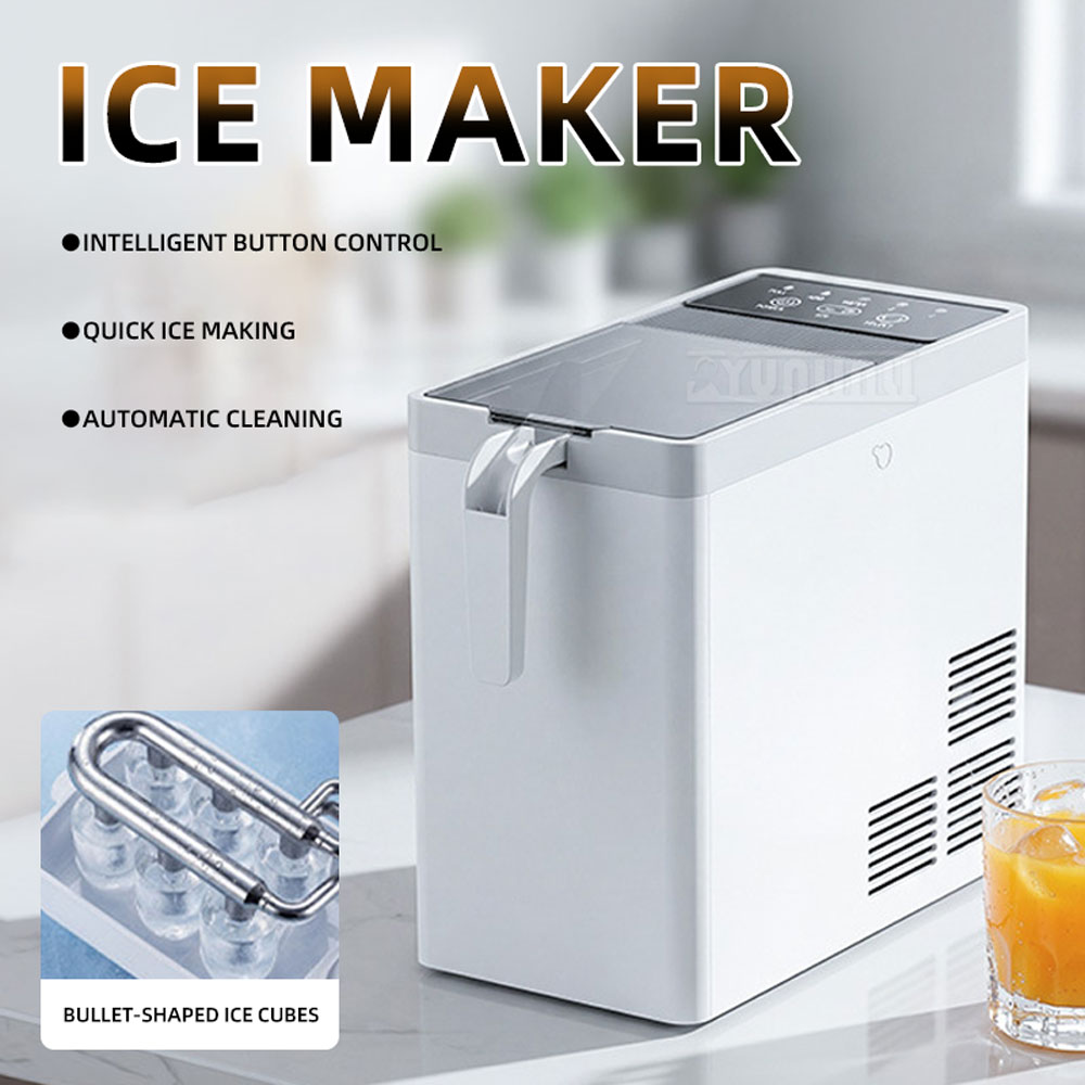 Kitchen Appliances Small - JI-A01A Small Ice Maker for Dormitory