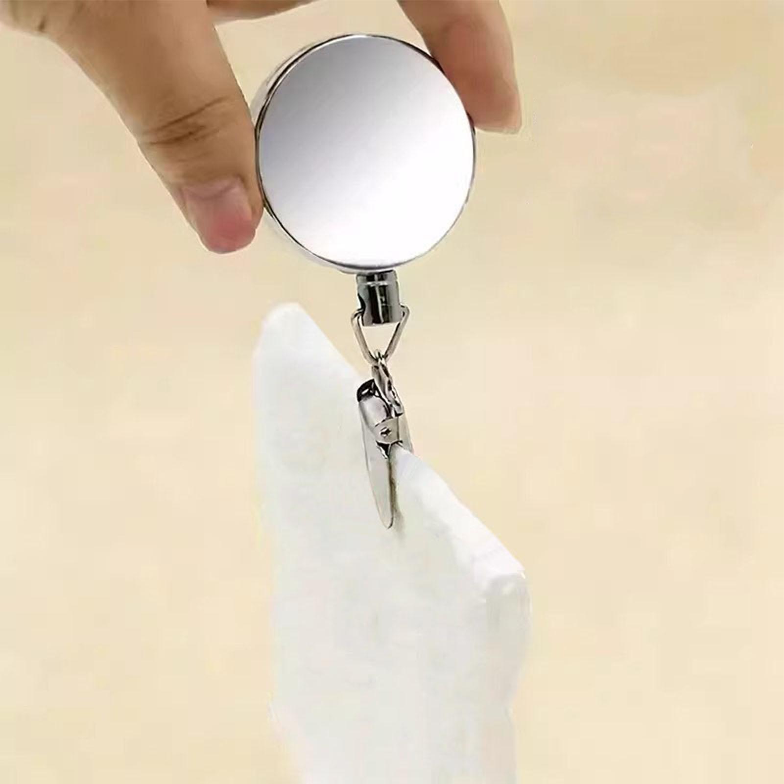 Kitchen Appliances Shelves - Retractable Towel Rack Self-Adhesive Wall Mounted