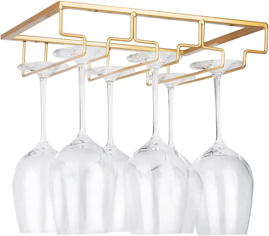 Kitchen Appliances Shelves - Wine Glass Hanger Rack for Bar