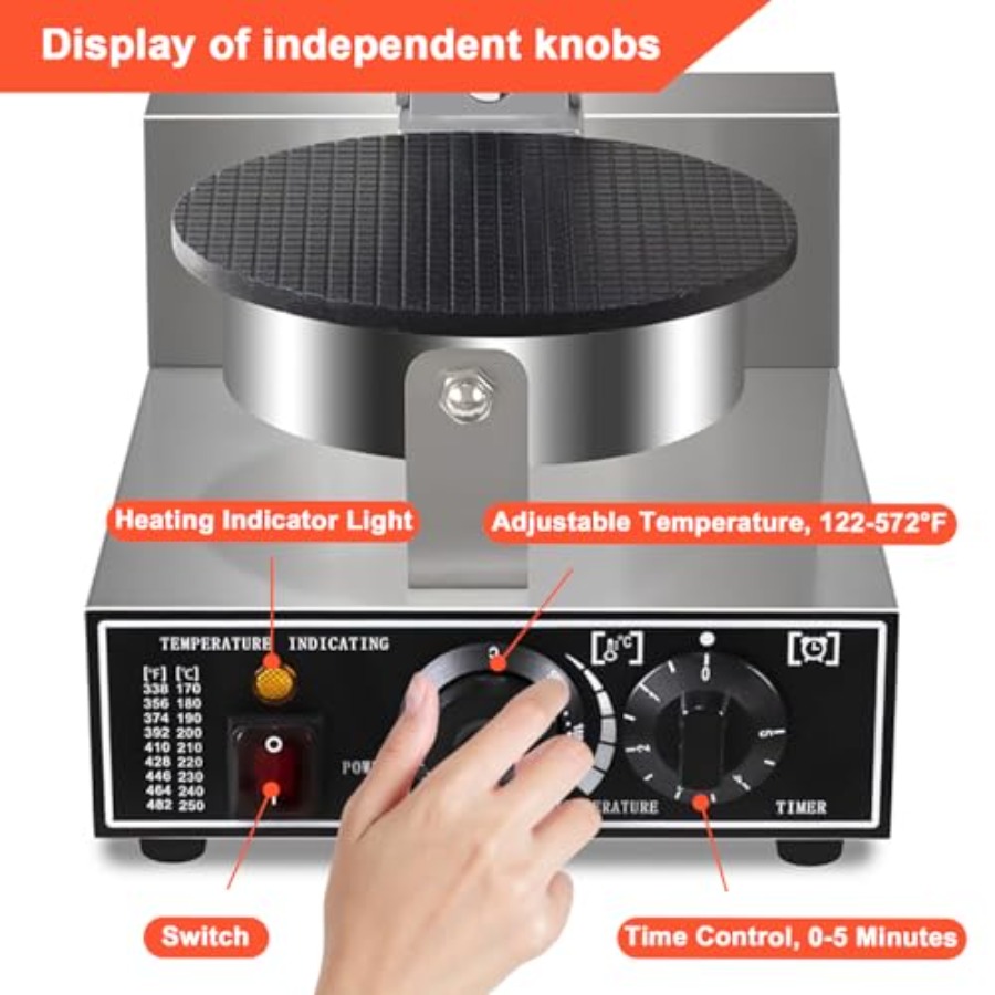 Electric Ice Cream Cone Maker  - Ice Cream Maker Electric reseña y precio