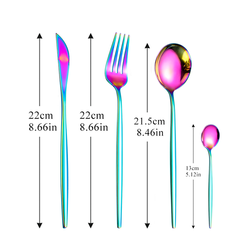 Dinnerware Rainbow Silverware  - Kitchen Appliances Luxury reseña y precio