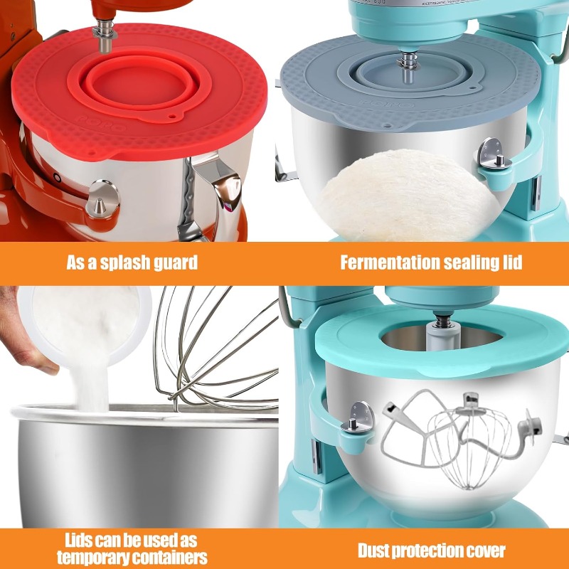 Silicone Mixer Bowl Cover Comp - Kitchen Appliances Small reseña y precio