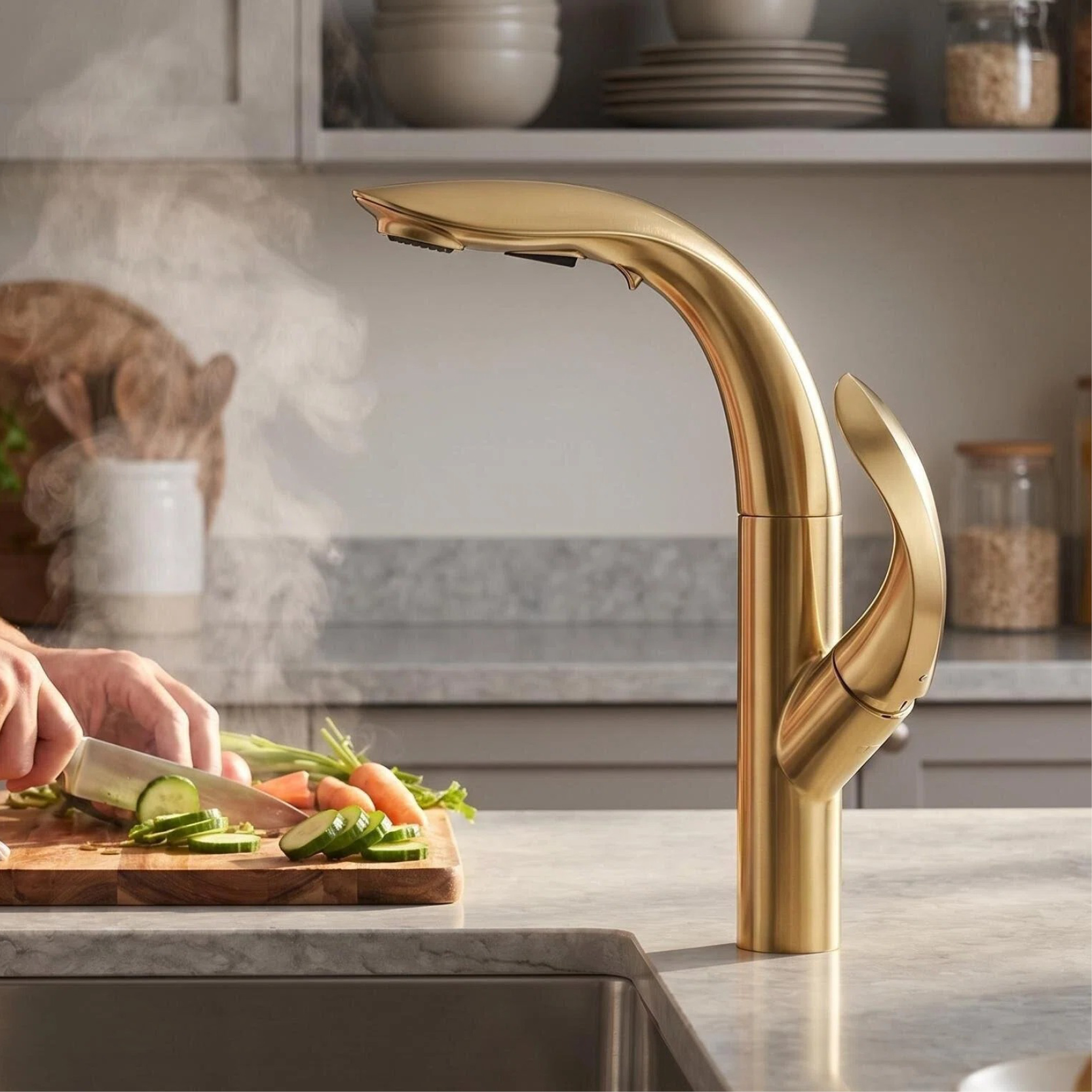 Luxury brass gold touch switch - Kitchen Appliances Luxury reseña y precio