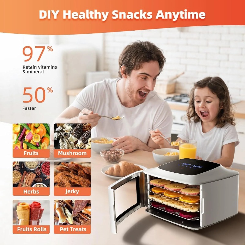 Digital Food Dehydrator - 4-Tr - Dehydrator Tray Electric reseña y precio