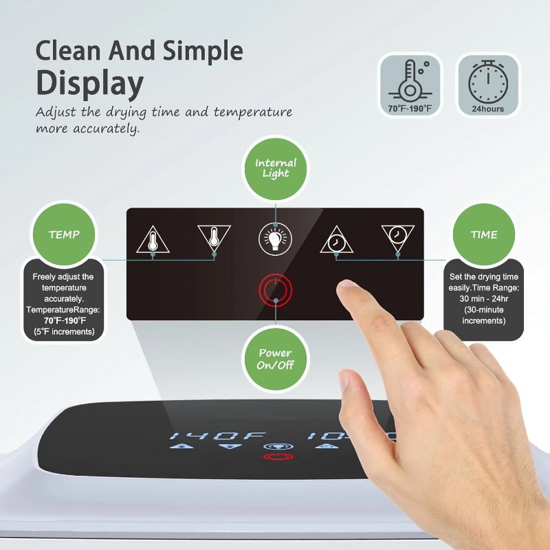 Digital Food Dehydrator - 4-Tr - Dehydrator Tray Electric reseña y precio