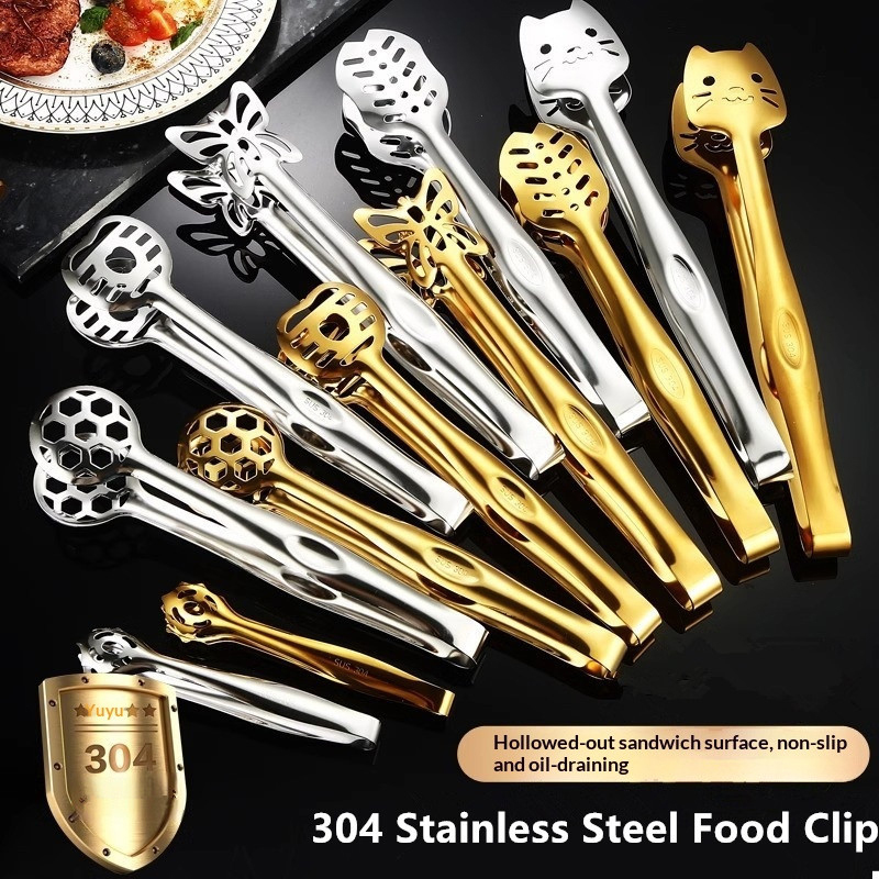 Stainless Steel Food Tongs Foo - Kitchen Appliances Small reseña y precio