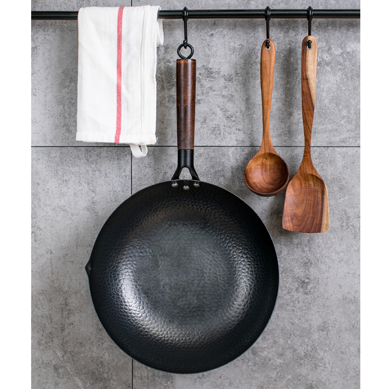 Carbon Steel Wok Pan 32cm Stir - Wok Electric Flat reseña y precio