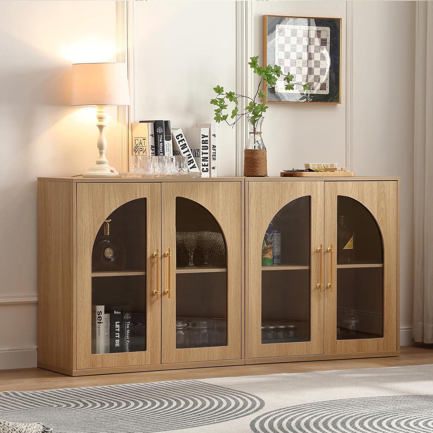 Set of 2 Small Display Buffet  - Kitchen Appliances Small reseña y precio