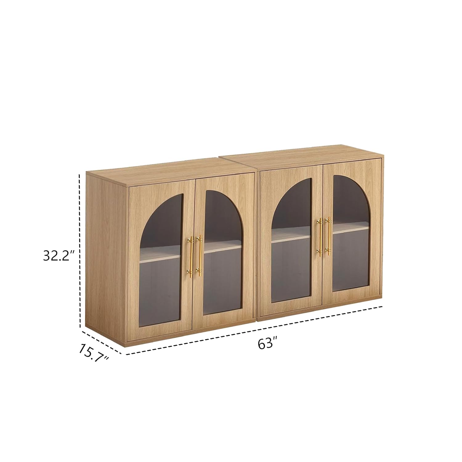 Set of 2 Small Display Buffet  - Kitchen Appliances Small reseña y precio