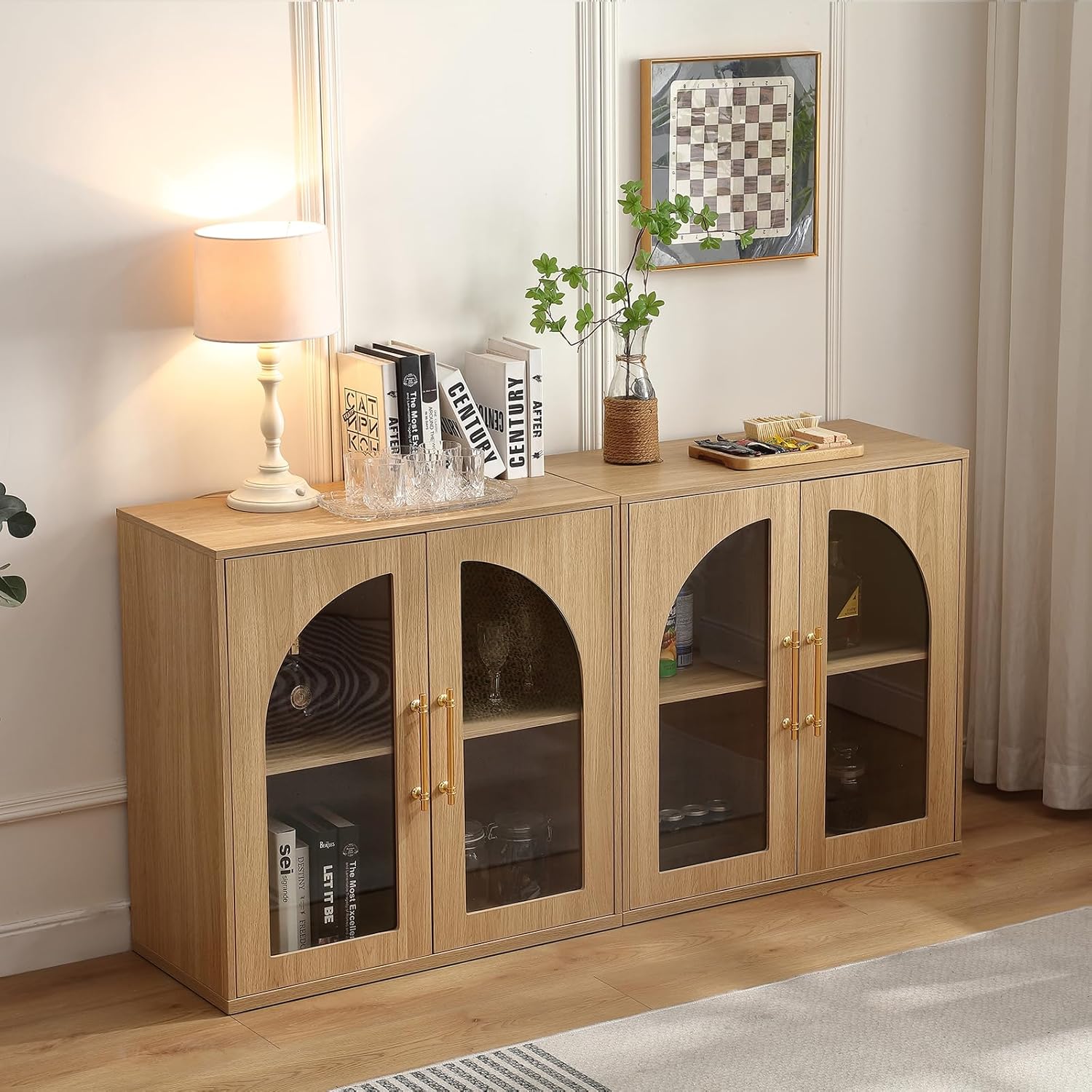 Set of 2 Small Display Buffet  - Kitchen Appliances Small reseña y precio