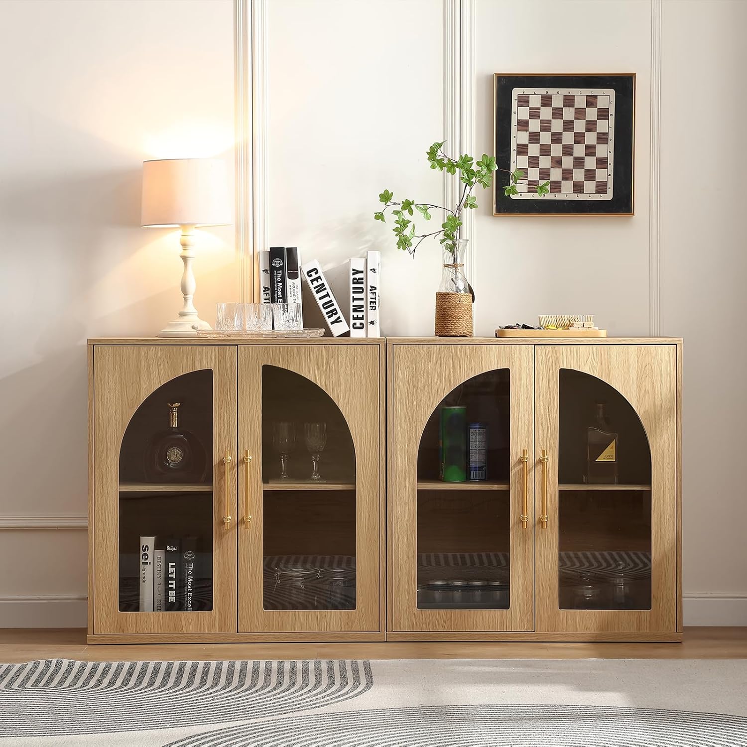 Set of 2 Small Display Buffet  - Kitchen Appliances Small reseña y precio