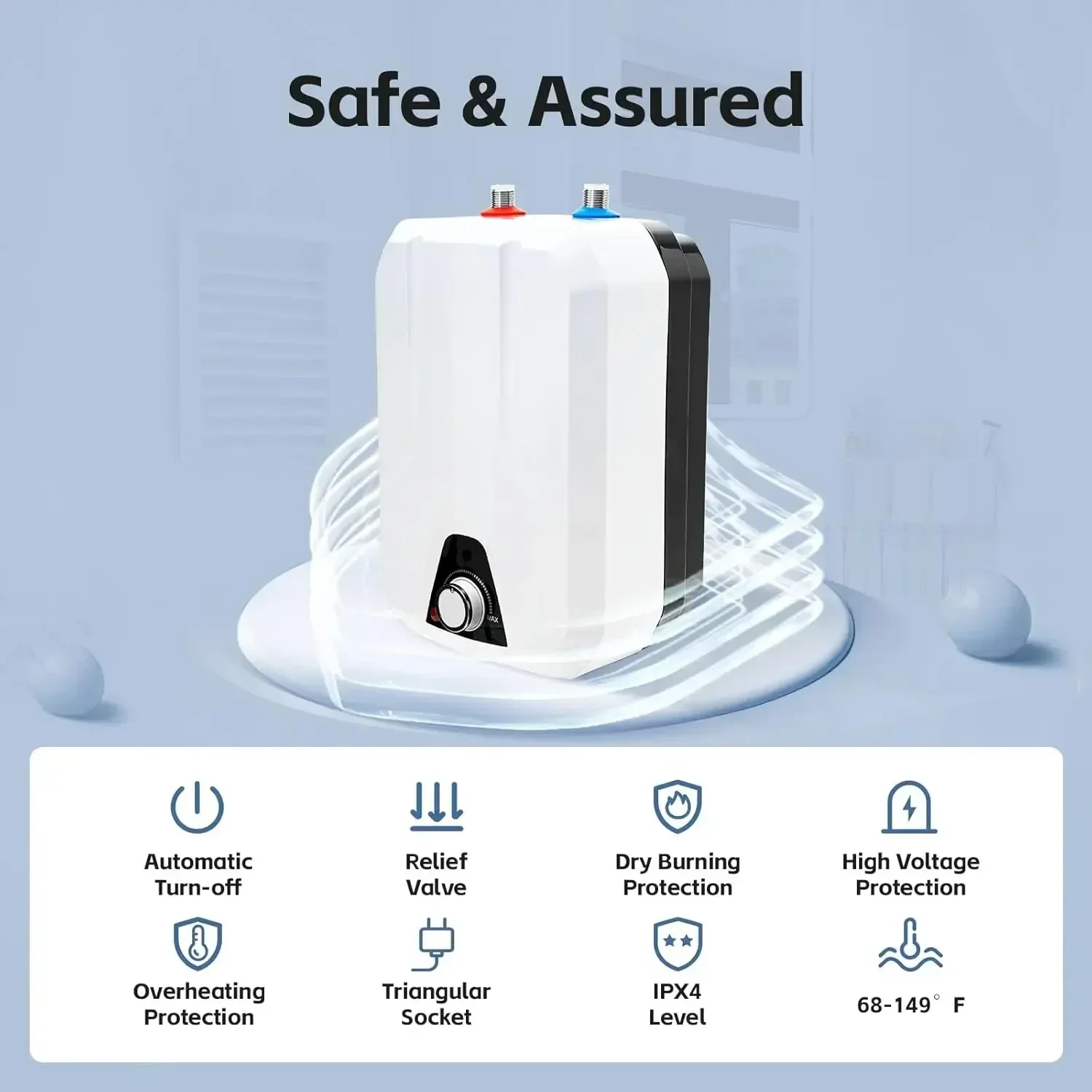 110V 1500W Instant Mini Hot Wa - Kitchen Appliances Small reseña y precio