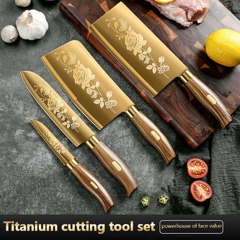 Golden Rose Pattern 4-pcs Kitc - Kitchen Appliances Luxury reseña y precio