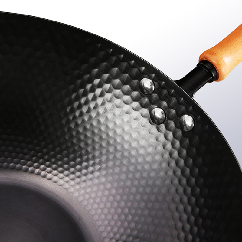32cm Carbon Steel Wok Pan,No C - Wok Electric Flat reseña y precio