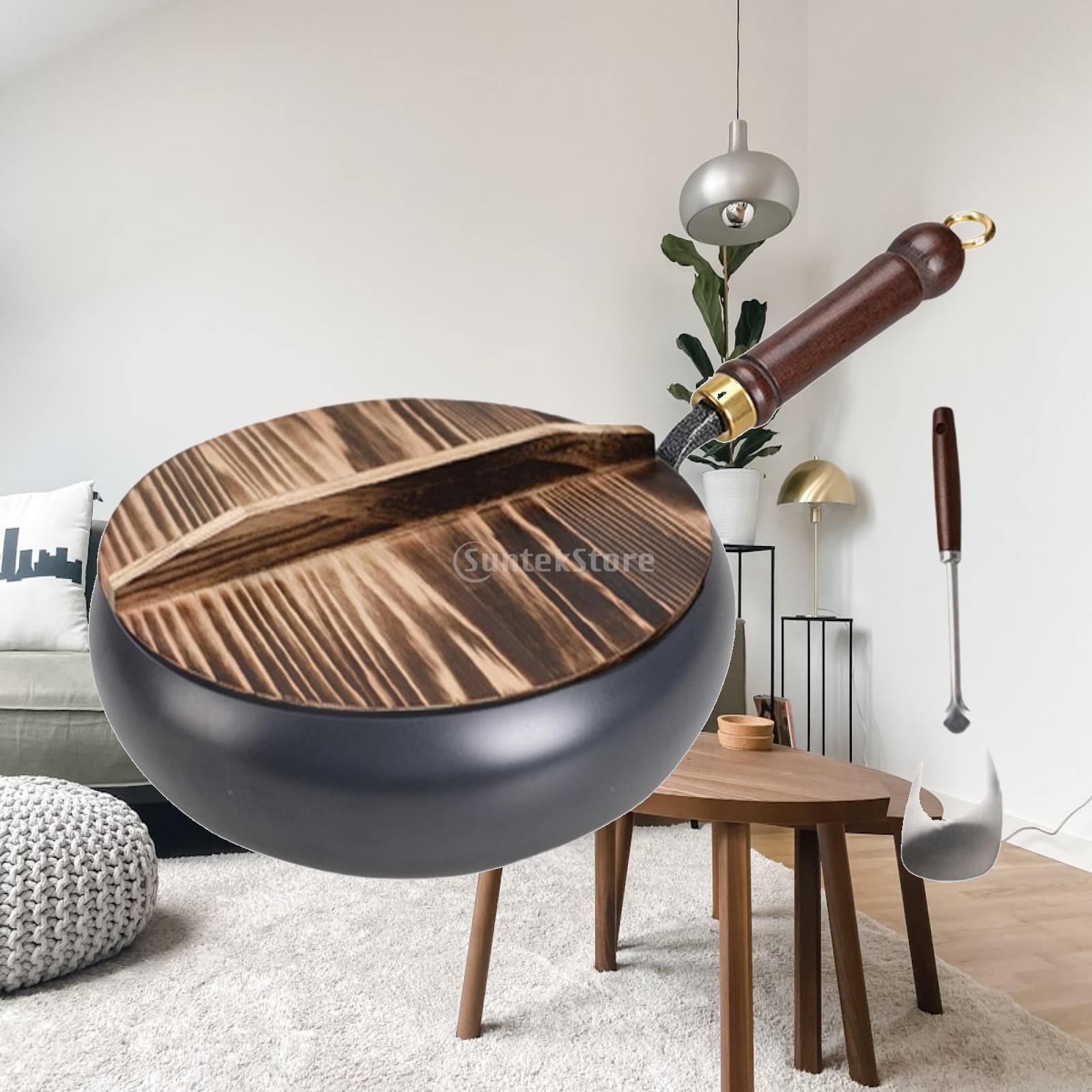Stir Fry Wok Nonstick Iron Fla - Wok Electric Flat reseña y precio