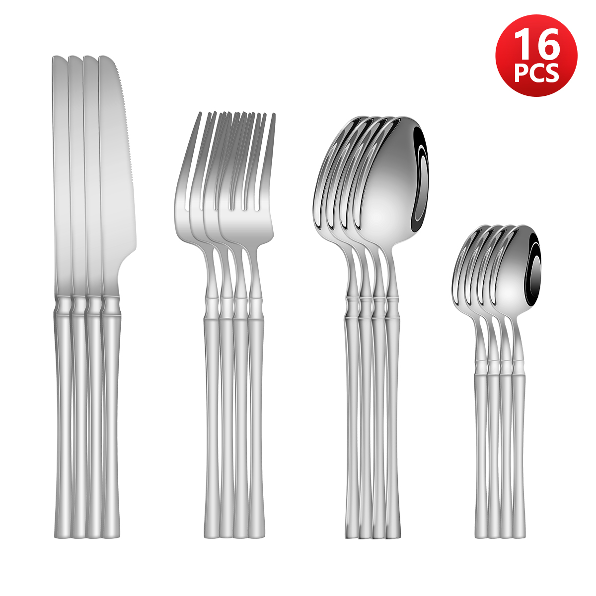 4/6/16/24pcs Stainless steel c - Kitchen Appliances Luxury reseña y precio