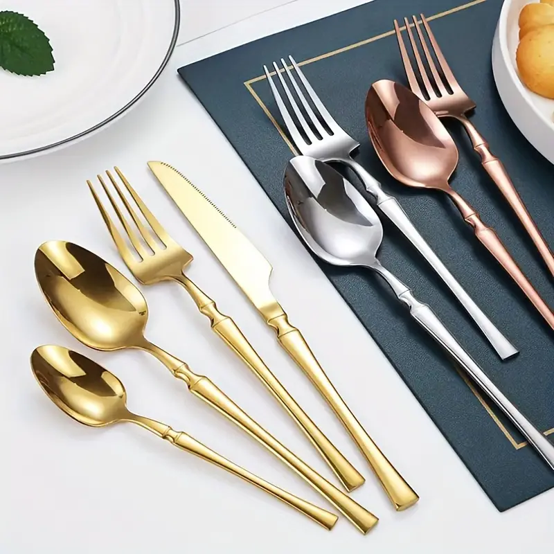 4/6/16/24pcs Stainless steel c - Kitchen Appliances Luxury reseña y precio