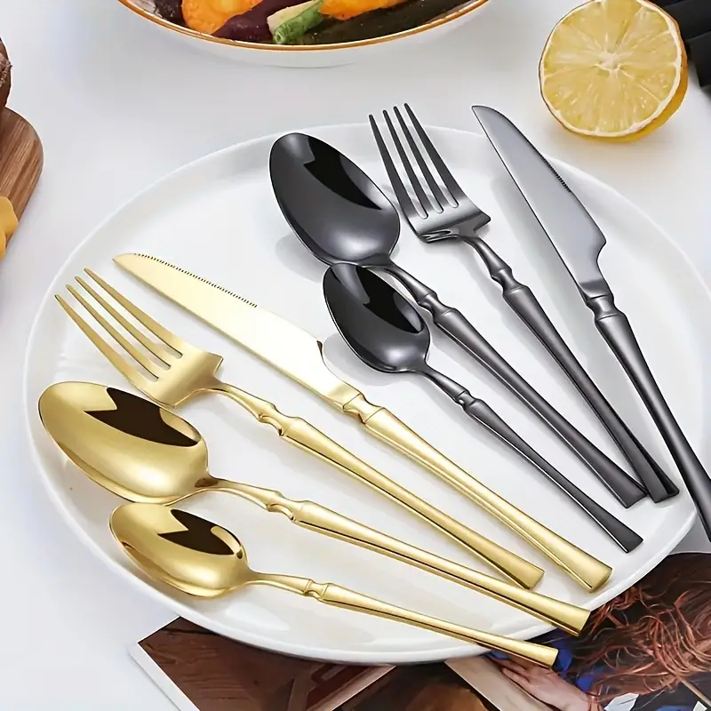 4/6/16/24pcs Stainless steel c - Kitchen Appliances Luxury reseña y precio