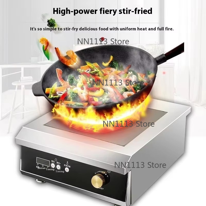 Commercial High-Power Inductio - Wok Electric Flat reseña y precio