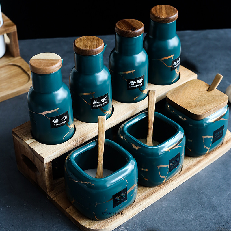 Frosted Marble Seasoning Box N - Kitchen Appliances Luxury reseña y precio