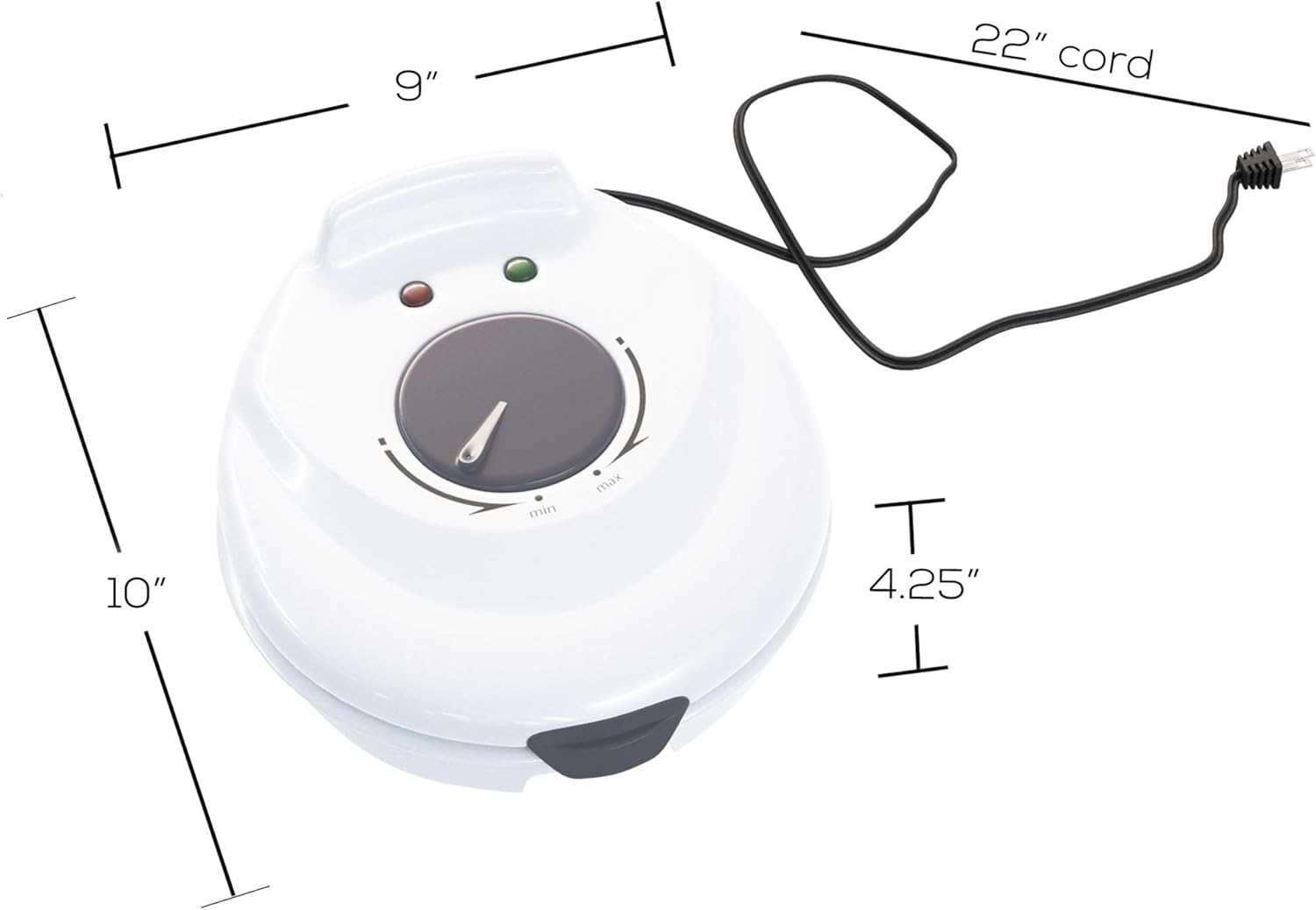 Electric Waffle Cone Maker wit - Kitchen Appliances Small reseña y precio