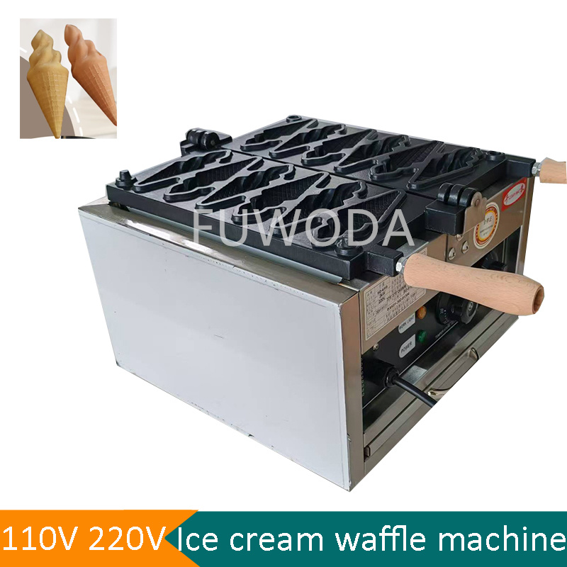 Electric Ice Cream Waffle Cone - Ice Cream Maker Electric reseña y precio