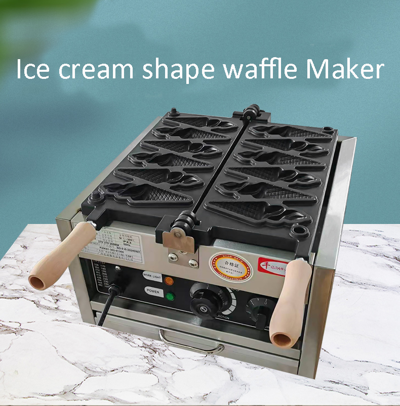 Electric Ice Cream Waffle Cone - Ice Cream Maker Electric reseña y precio