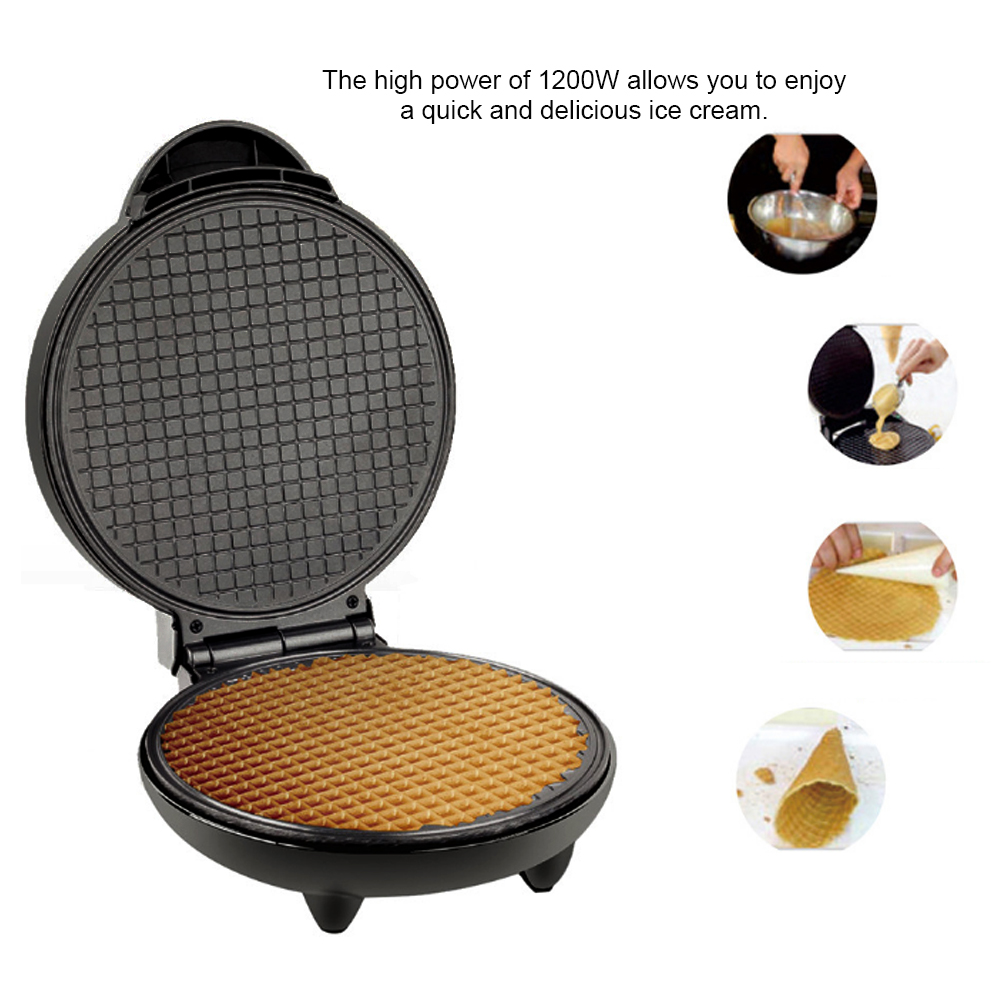 Electric Egg Roll Maker Waffle - Ice Cream Maker Electric reseña y precio