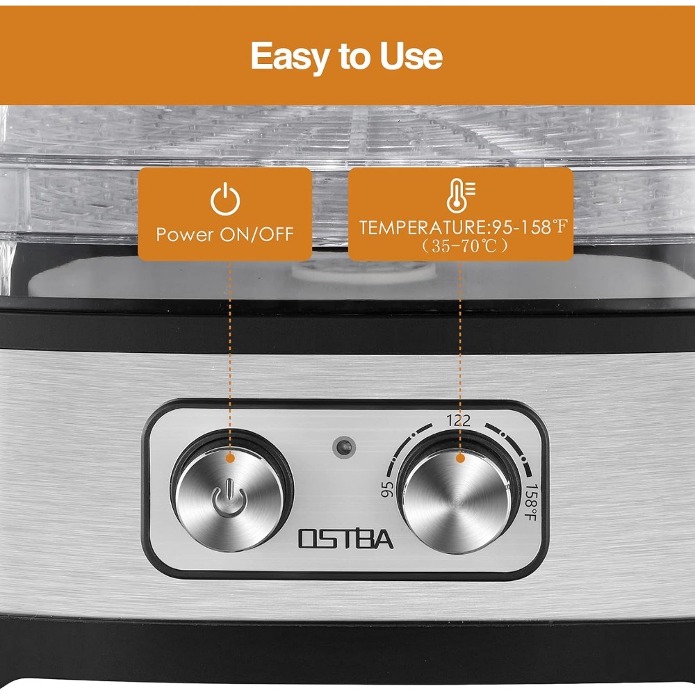 Electric Food Dehydrator with  - Dehydrator Tray Electric reseña y precio