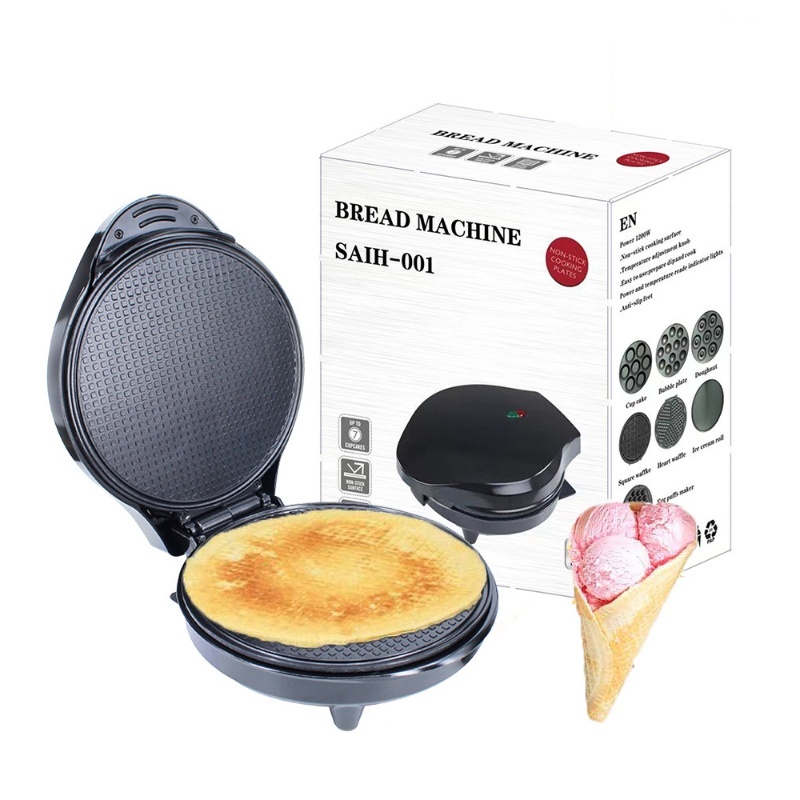 Waffle Ice Cream Cone Maker 12 - Ice Cream Maker Electric reseña y precio