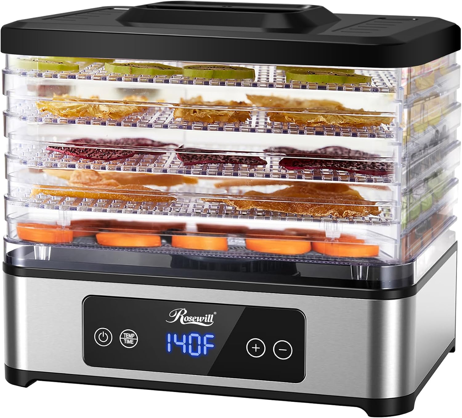 5-Tray Food Dehydrator with Ad - Dehydrator Tray Electric reseña y precio