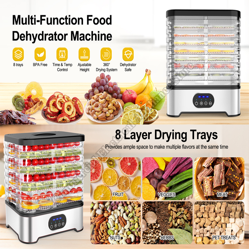Digital Food Dehydrator Temper - Dehydrator Tray Electric reseña y precio