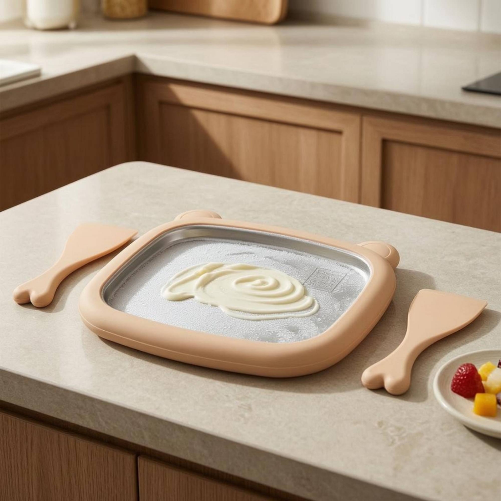 Manual Chilled Dessert Tray No - Ice Cream Maker Electric reseña y precio