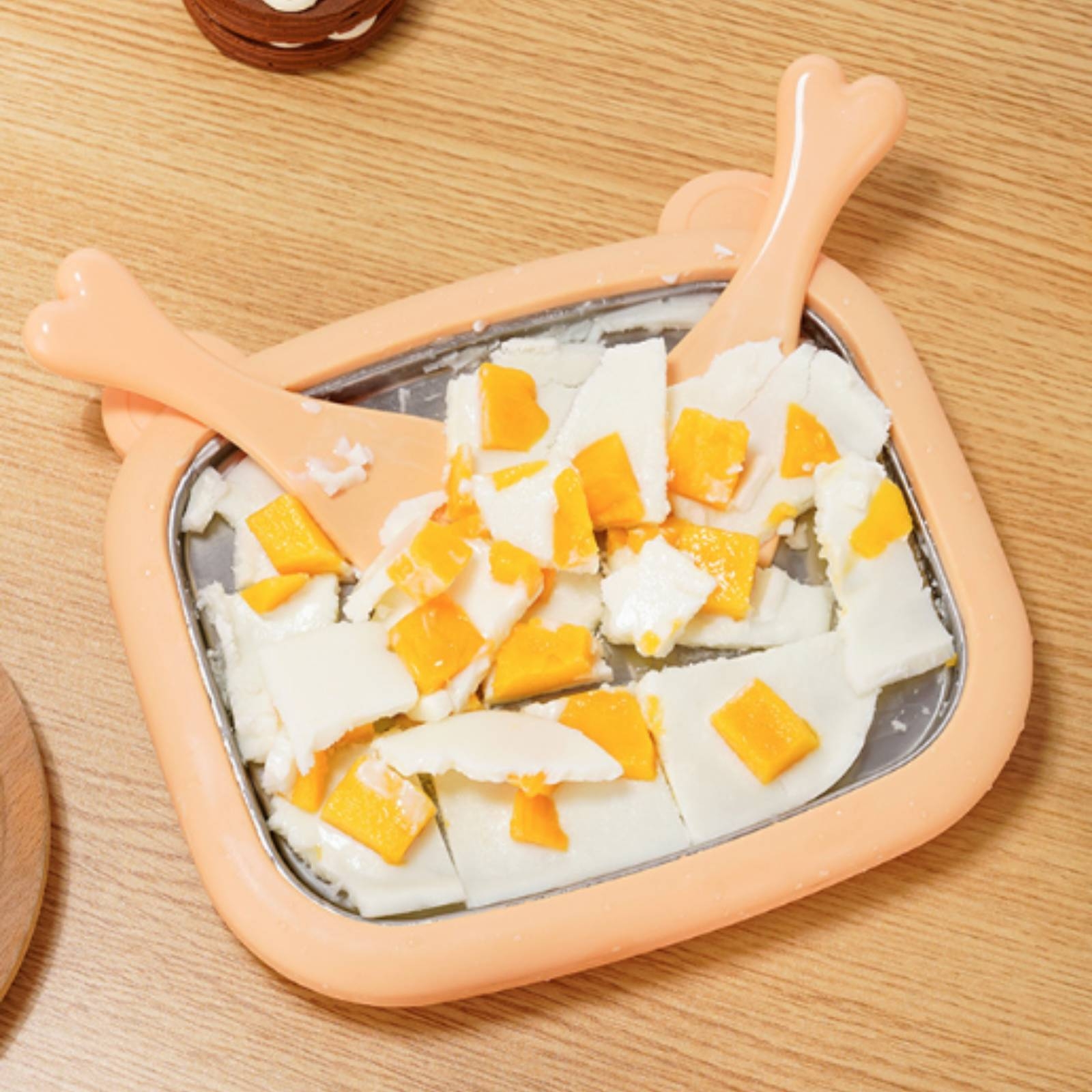 Manual Chilled Dessert Tray No - Ice Cream Maker Electric reseña y precio
