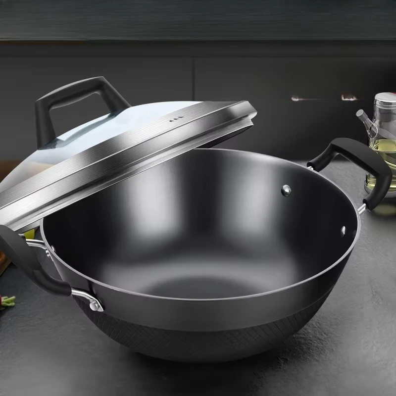 Flat bottom frying pan Stainle - Wok Electric Flat reseña y precio