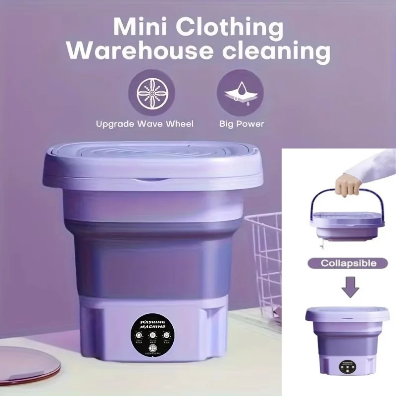 8L Foldable Mini Washing Machi - Kitchen Appliances Small reseña y precio