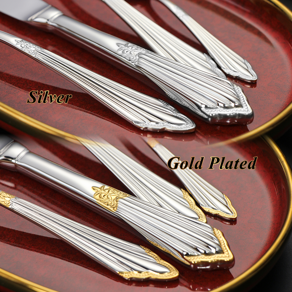 4/8/12/16/20 Pieces Gold Plate - Kitchen Appliances Luxury reseña y precio