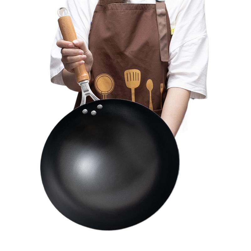 Iron Wok Pan, 32cm Woks & Stir - Wok Electric Flat reseña y precio